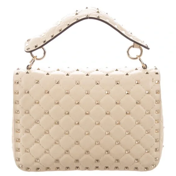 Valentino Garavani Medium Rockstud Leather HandBag - Picture 4 of 6